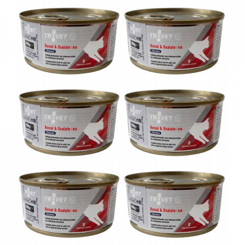 TROVET Renal & Oxalate RID Kuře – mokré krmivo pro kočky – 6×100 g - Fotogalerie 1
