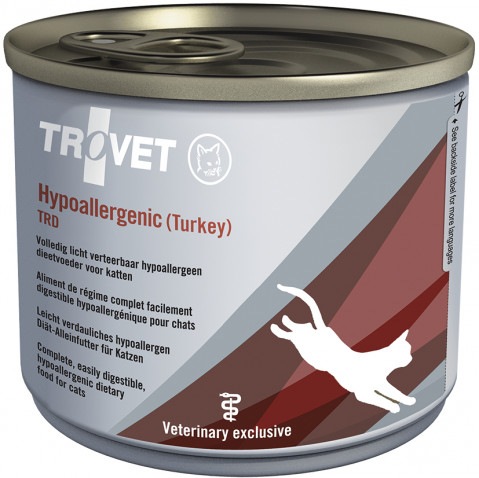 TROVET Hypoalergenní TRD s krůtím masem - mokré krmivo pro kočky - 6x200g - Fotogalerie 2