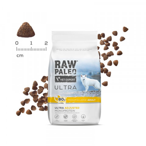 RAW PALEO Ultra Medium&Large Adult Turkey - suché krmivo pro psy - 10 kg - Fotogalerie 5
