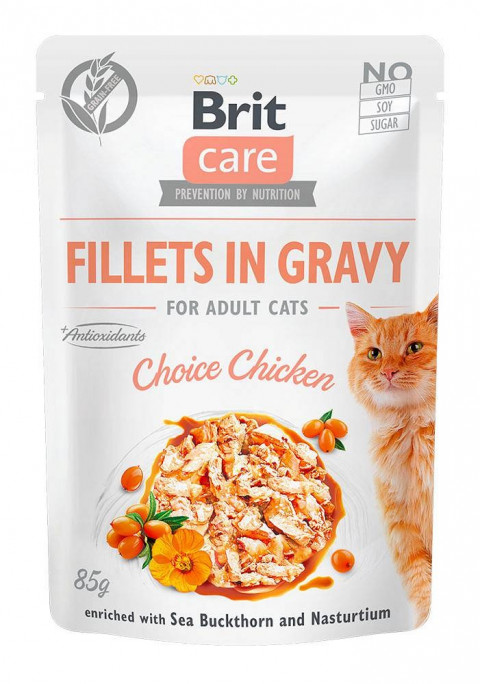BRIT Care fillets in gravy box – vlhké krmivo pro kočku – 12x85g - Fotogalerie 5
