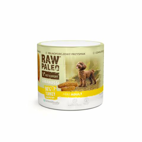 VETEXPERT Raw Paleo Cabanossi Turkey Mini - pamlsek pro psa - 100g - Fotogalerie 1