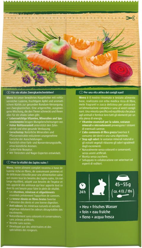 VITAKRAFT Menu Vital - krmivo pro králíka - 3kg - Fotogalerie 4