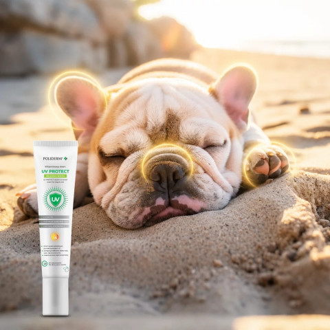 JM SANTE Poliderm UV Protect – krém pro psa a kočku – 15ml - Fotogalerie 2