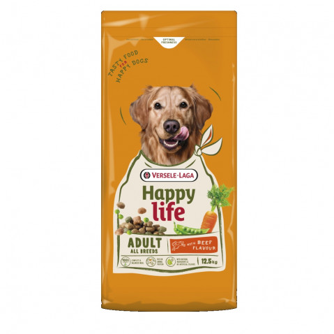 VERSELE-LAGA Happy life Beef - suché krmivo pro psy - 12,5kg - Fotogalerie 1