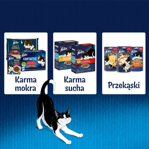  Purina Felix Sensations Mix krůta, makrela, jehněčí, sleď Box - vlhké krmivo pro kočky - 12x85 g - Fotogalerie 2