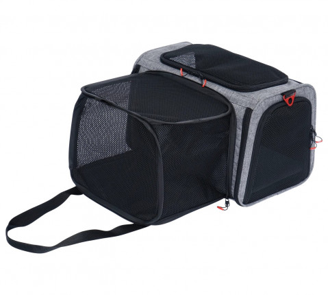 Přepravní taška pro psy a kočky s dodatečným prostorem ZOLUX NOMAD M 44 × 28 × 28 cm - Fotogalerie 10
