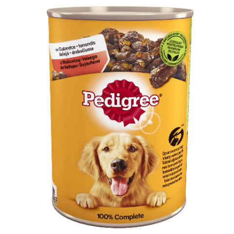 Pedigree 5900951015830 konzervované krmivo pro psy Hovězí Dospělý jedinec 400 g - Fotogalerie 2