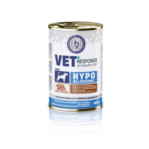 VET RESPONSE Hypoallergenic Duck - vlhké krmivo pro psy - 400g - Fotogalerie 1