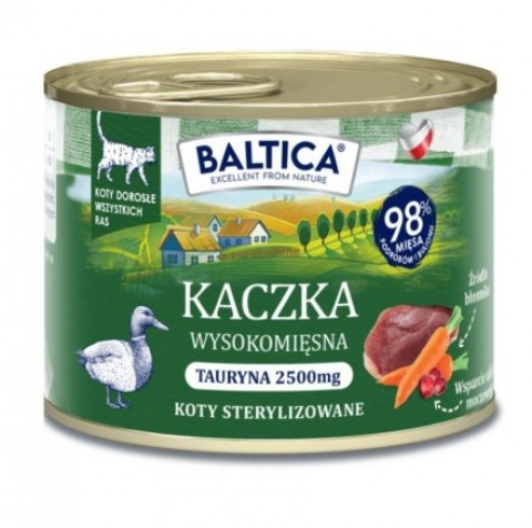 BALTICA Smaki regionów Duck - mokré krmivo pro kočky - 185g - Fotogalerie 1