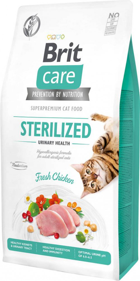 BRIT Care Grain Free Sterilized Urinary Health - suché krmivo pro kočky - 7 kg - Fotogalerie 1