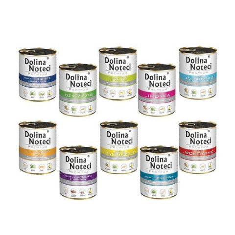 DOLINA NOTECI Premium MIX 10 PŘÍCHUTÍ - mokré krmivo pro psy - 10x800g - Fotogalerie 1