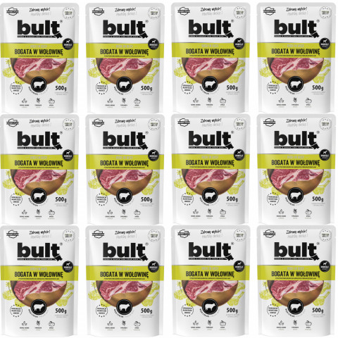 BULT Bohatá na hovězí – mokré krmivo pro psy – 12x500g - Fotogalerie 1