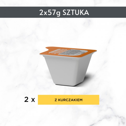 PURINA Gourmet Revelations Chunks in jelly with chicken - mokré krmivo pro kočky - 2x57g - Fotogalerie 2