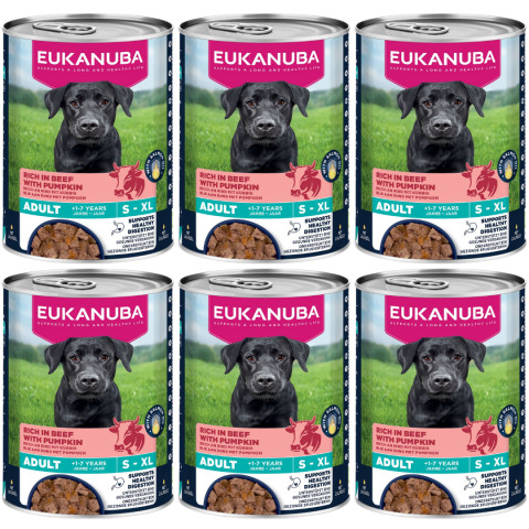 EUKANUBA Life Care Bohatá na hovězí a dýni - mokré krmivo pro psa - 6x400g - Fotogalerie 1
