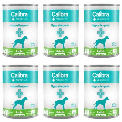 CALIBRA VD Dog Hypoallergenic Králík&Hmyz - mokré krmivo pro psy - 6x400g - Fotogalerie 1