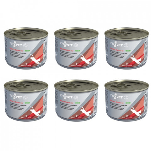  TROVET Renal & Oxalate RID Jehněčí – mokré krmivo pro kočky – 6×200 g - Fotogalerie 1