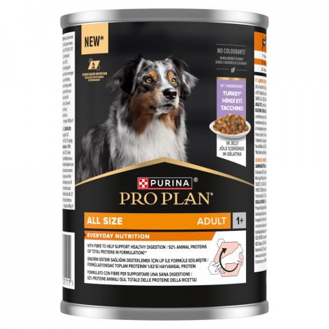 PURINA Pro Plan Everyday nutrition All size Adult Turkey in jelly - vlhké krmivo pro psy - 6x400g - Fotogalerie 7