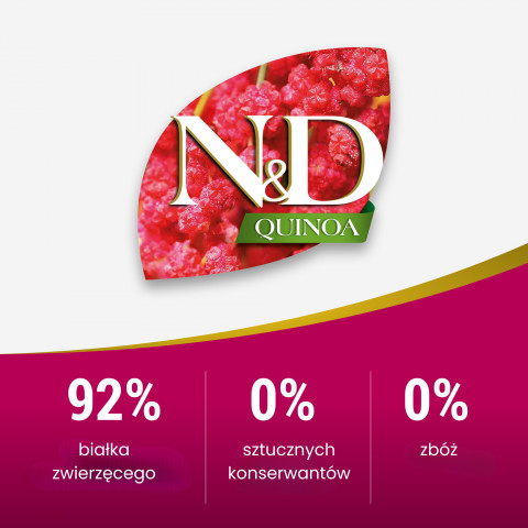 FARMINA N&D N&D Quinoa Digestion Lamb Mini Adult - Suché krmivo pro psy - 800g - Fotogalerie 6