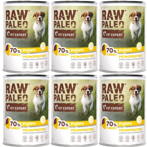 VETEXPERT Raw Paleo Puppy Mono Krůta - vlhké krmivo pro štěňata - 6x400g - Fotogalerie 1