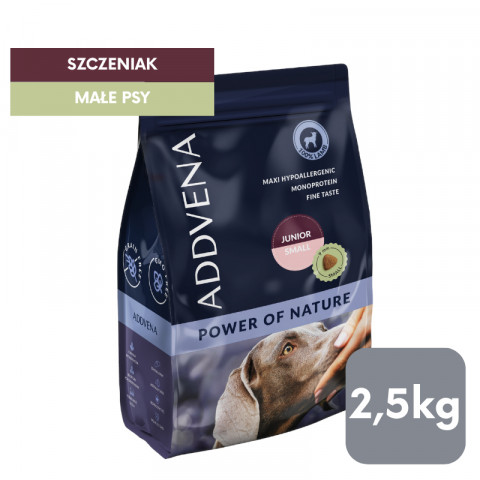 ADDVENA Power of Nature Junior Small Lamb - suché krmivo pro psy - 2,5kg - Fotogalerie 5