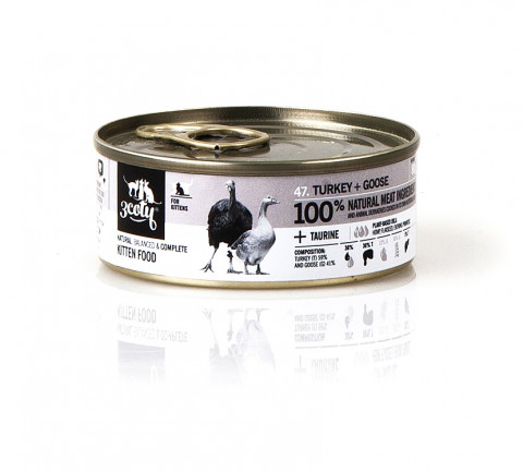 3COTY Turkey with goose For kittens - mokré krmivo pro kočky - 80g - Fotogalerie 1