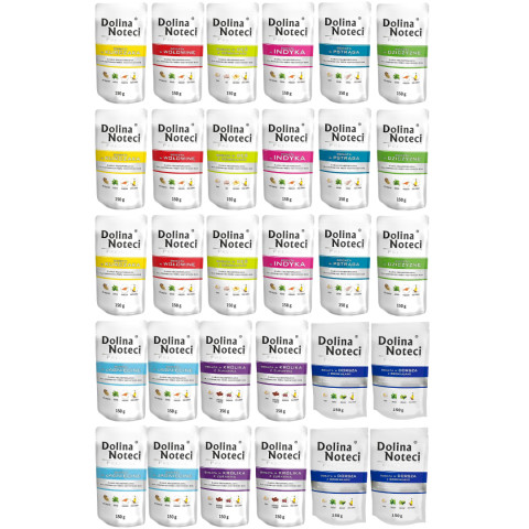 DOLINA NOTECI Premium MIX příchutí - mokré krmivo pro psy - 30x150 g - Fotogalerie 1
