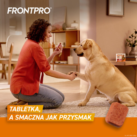 FRONTPRO Tablety proti blechám a klíšťatům pro psa (>25-50 kg) - 3x 136mg - Fotogalerie 6