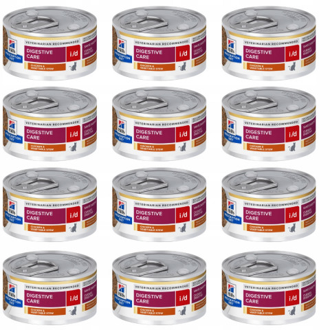 HILL'S Prescription Diet Digestive Care i/d Feline chicken dish - vlhké krmivo pro kočky - 12x82g - Fotogalerie 1