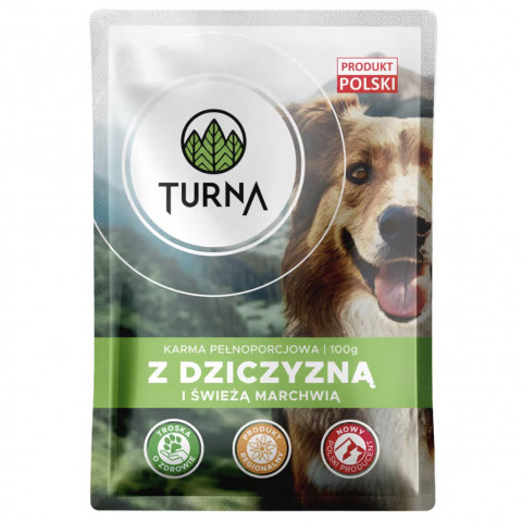 TURNA se zvěřinou – vlhké krmivo pro psa – 100g - Fotogalerie 1