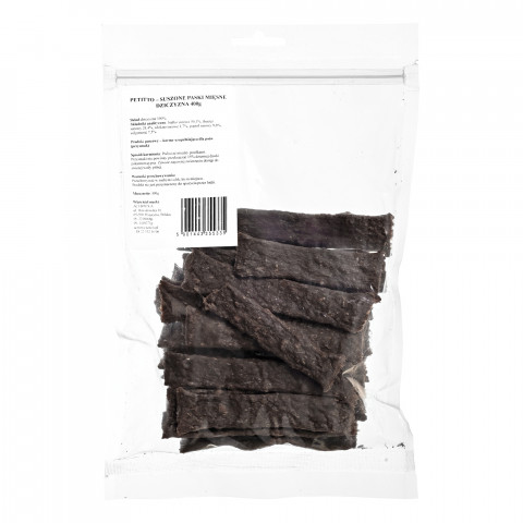 PETITTO Monoproteinové masové stripsy Zvěřina - psí pamlsek - 400g - Fotogalerie 5