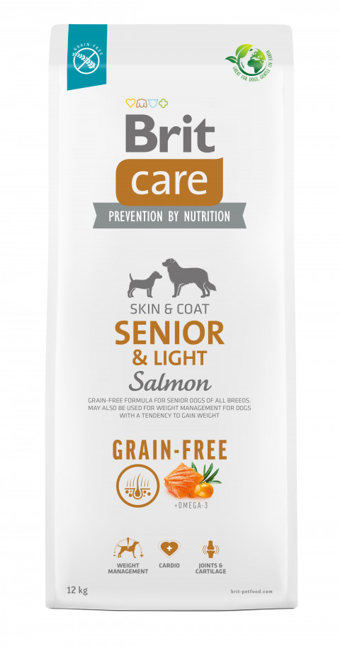 BRIT Care Senior&Light Salmon - suché krmivo pro psy - 12 kg - Fotogalerie 1