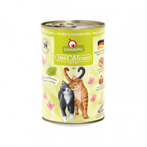 GRANATAPET DeliCATessen Pheasant and coney - mokré krmivo pro kočky - 400g - Fotogalerie 1