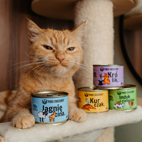 PAKA ZWIERZAKA Rabbit - mokré krmivo pro kočky - 200g - Fotogalerie 2