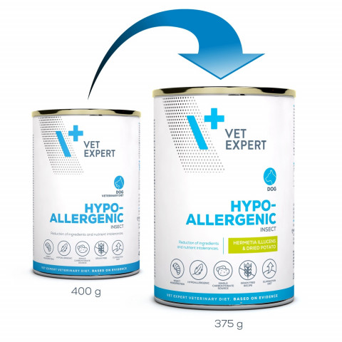 VETEXPERT Veterinary Diet Hypoallergenic Insect – mokré krmivo pro psy – 375g - Fotogalerie 2