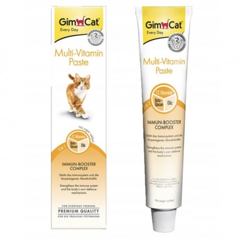 GIMCAT Multi-Vitamin Paste – pamlsek pro kočku – 200g - Fotogalerie 1