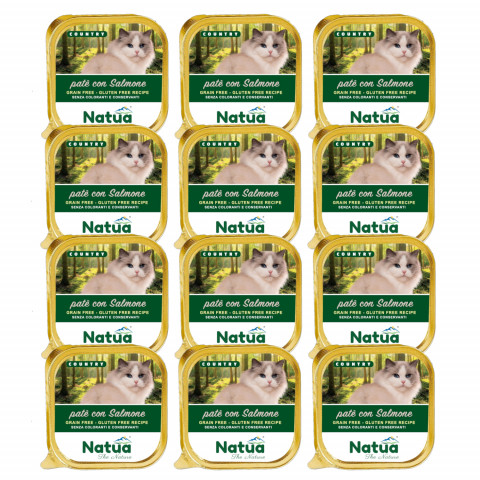 NATUA Country Losos – mokré krmivo pro kočky – 12x100g - Fotogalerie 1