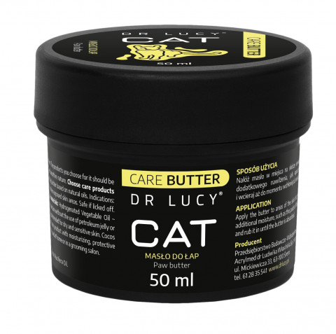 DR LUCY Cat Care butter – máslo na tlapky pro kočky – 50 ml - Fotogalerie 1