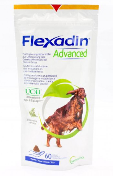 Vetoquinol Flexadin Advanced - kousnutí pro psy - 60 tablet - Fotogalerie 1