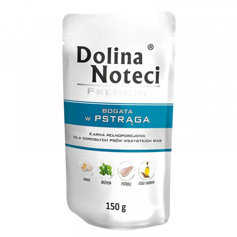 Dolina Noteci Premium bohaté na pstruhy - mokré krmivo pro psy - 150g - Fotogalerie 1