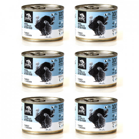 3COTY 41. Turkey and chicken for kittens - mokré krmivo pro kočky - 6x180g - Fotogalerie 1