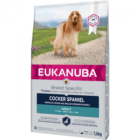 EUKANUBA Breed Specific Cocker Spaniel Adult - suché krmivo pro psy - 7,5kg - Fotogalerie 1