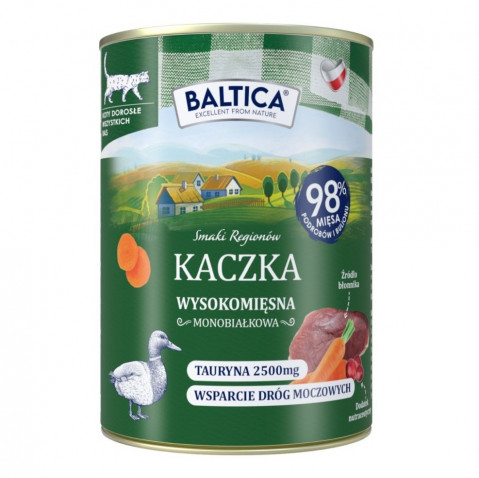 BALTICA Flavors of the Regions Duck Mono - mokré krmivo pro kočky - 400g - Fotogalerie 1