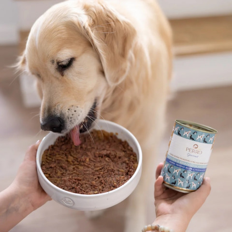 PERRO Gourmet Horse meat with parsley root - vlhké krmivo pro psy - 800g - Fotogalerie 3