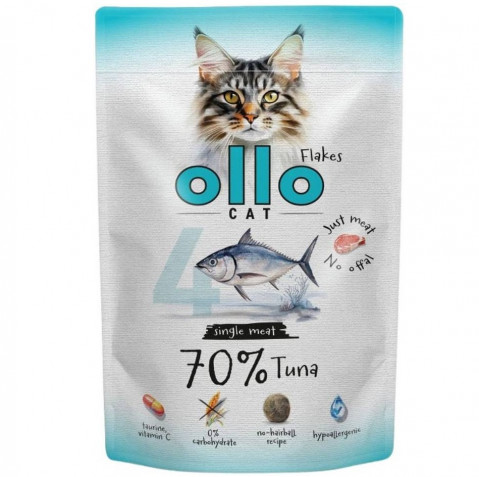 OLLO Cat No. 4 Tuna Mono - mokré krmivo pro kočky - 85g - Fotogalerie 1