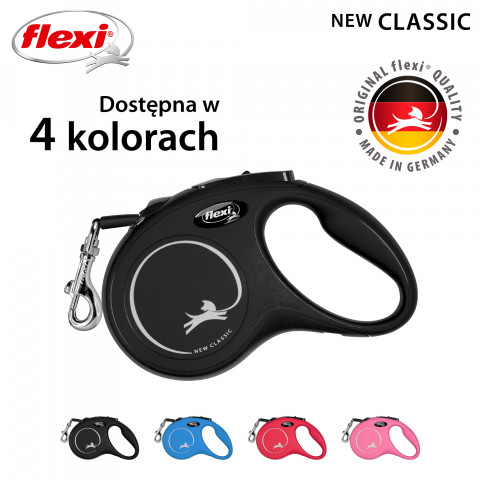 Flexi New CLASSIC 5 m Černá Pes Zatahovací vodítko - Fotogalerie 4
