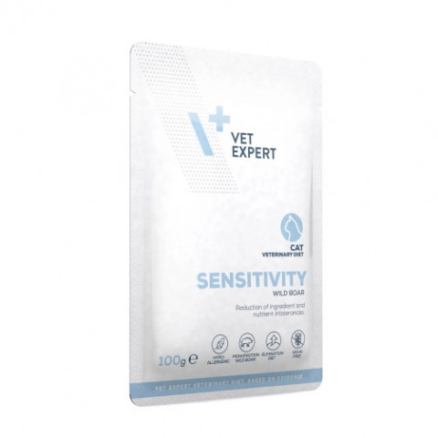 VET EXPERT Veterinary Diet Sensitivity Cat - mokré krmivo pro kočky - 100g - Fotogalerie 3