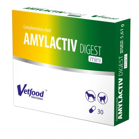 VETFOOD Amylactiv Digest Mini - doplňky stravy pro psy a kočky - 30ks - Fotogalerie 1