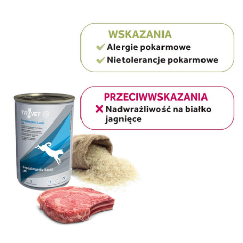 TROVET Hypoallergenic (Lamb) | LRD Jehněcí, Rýže Štěně 400 g - Fotogalerie 4