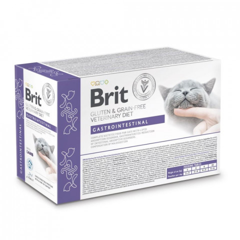 BRIT Veterinary Gastrointestinal Lamb - mokré krmivo pro kočky - 12x85g - Fotogalerie 1