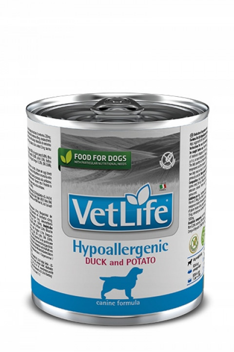 FARMINA Vet Life Dog Hypoallergenic Duck&Potato – mokré krmivo pro psy – 6 x 300 g - Fotogalerie 4